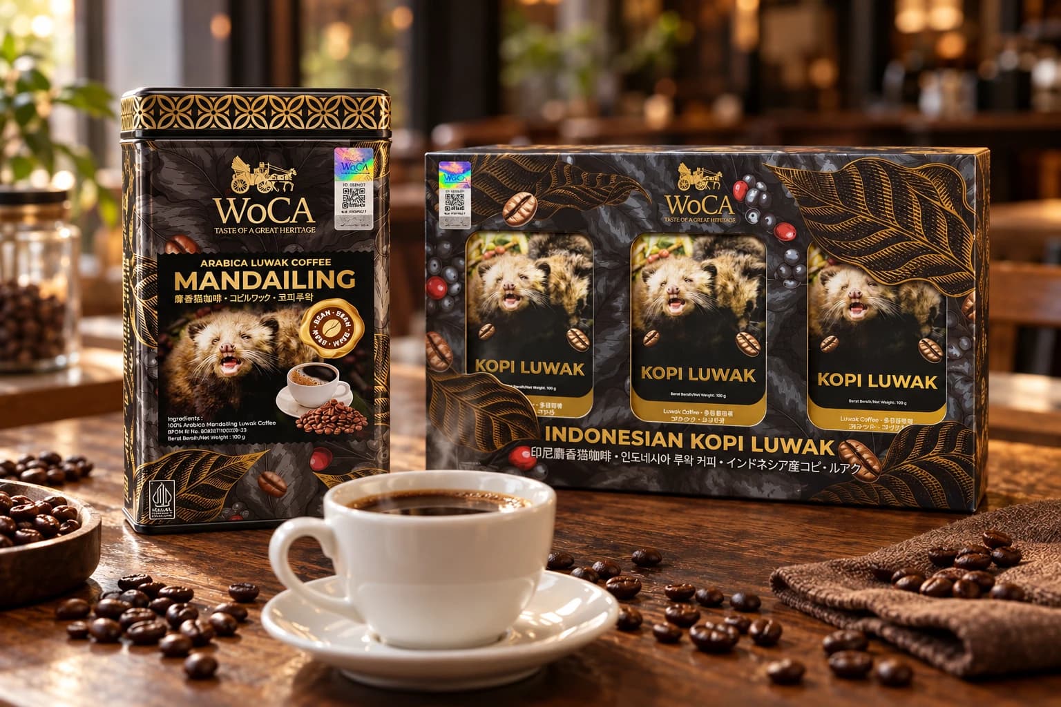 Kopi Luwak WoCA Asli: Cita Rasa Premium Nusantara, Pastikan Keasliannya dengan Shieldtag
